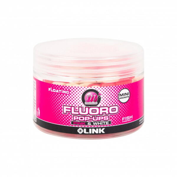 Mainline Fluoro Pop-Ups Pink & White The Link 8mm