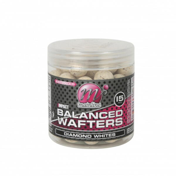 Mainline High Impact Balanced Wafters Diamond Whites 15mm