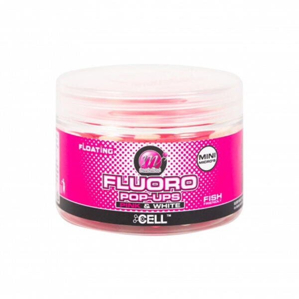 Mainline Fluoro Pop-Ups Pink & White Cell 10mm