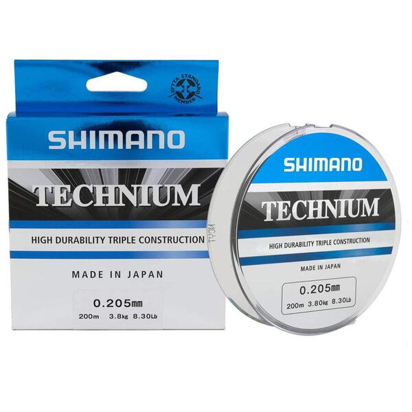 Fir Shimano Technium 0.205mm 200m Grey