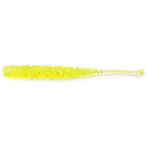 Mustad Finesse Plu-Plu Ball Tail 5cm Clear Chartreuse 12buc