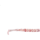 Mustad Finesse Bari-Bari Paddle Tail 5cm UV Clear Red Glitter 12buc