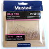 Mustad Finesse Plu-Plu Ball Tail 5cm UV Clear Red Glitter 12buc