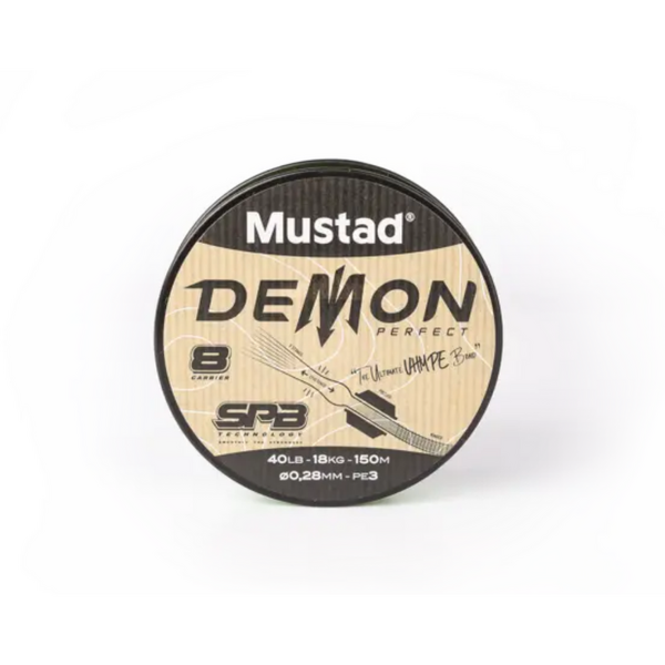 Fir Mustad Demon Perfect Braid 8 Chartreuse 0.18mm 9kg 150m