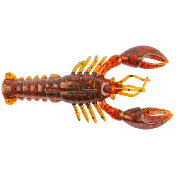 Mustad Mezashi Rock Lobster Craw 7.5cm Motor Oil Magic 6buc