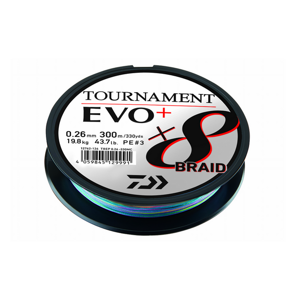 Fir Daiwa Tournament X8 Braid Evo+ 0.20mm 18kg 300m multicolor