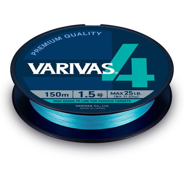Fir Varivas PE 4 Water Blue Edition 200m 0.128mm 10lb