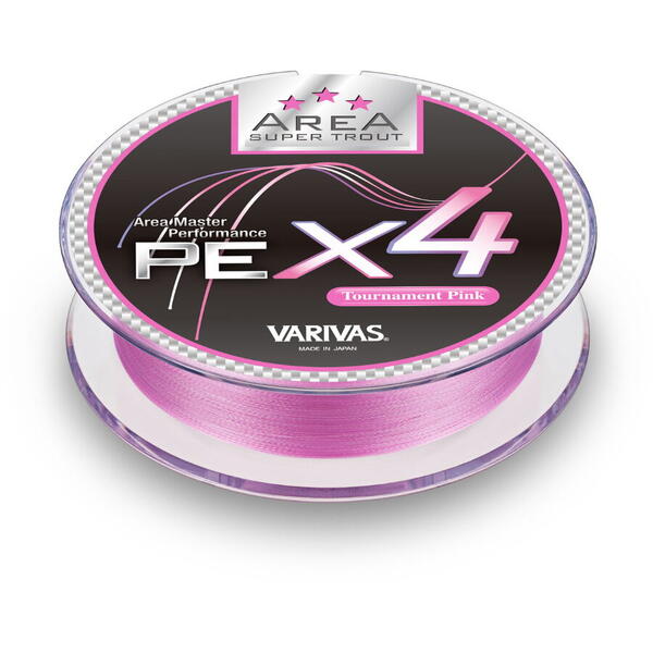 Fir Varivas Super Trout Area PE X4 Tournament Pink #0.2 75m 6lb