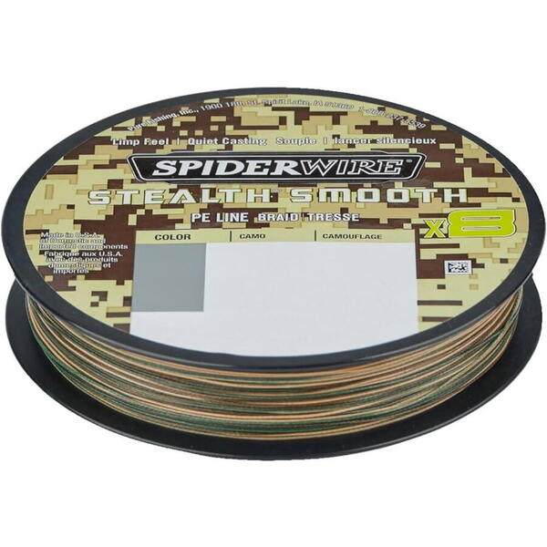 Fir Spiderwire Stealth Smooth X8 PE Braid Camo 0.19mm 18.0kg 150m