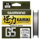 Fir Shimano Kairiki G5 Steel Grey 150m 0.18mm 8.0kg