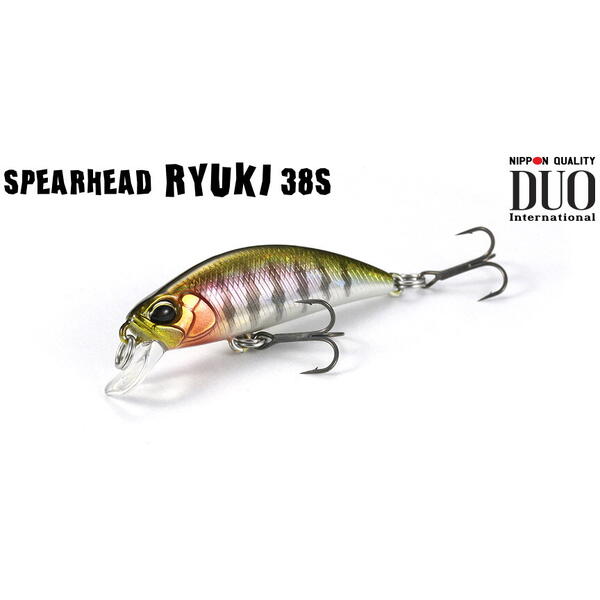 Vobler Duo Spearhead Ryuki 38S 3.8cm 2.8g Green Gold OB