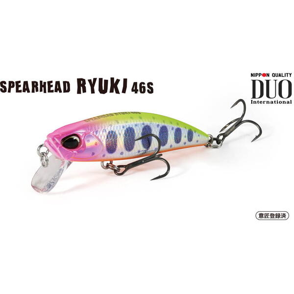 Vobler Duo Spearhead Ryuki 46S 4.6cm 5g Pink Chart Yamame