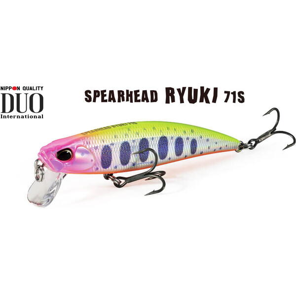 Vobler Duo Spearhead Ryuki 71S 7.1cm 10g Lime Yamame OB