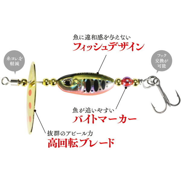 Duo Spearhead Ryuki Spinner 2cm 3.5g Green Gold