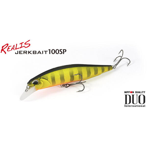 Vobler Duo Realis Jerkbait 100SP 10cm 14.5g Fang Chartreuse