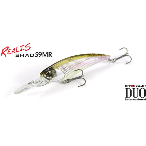 Vobler Duo Realis Shad 59MR SP 5.9cm 4.7g Crystal Gill
