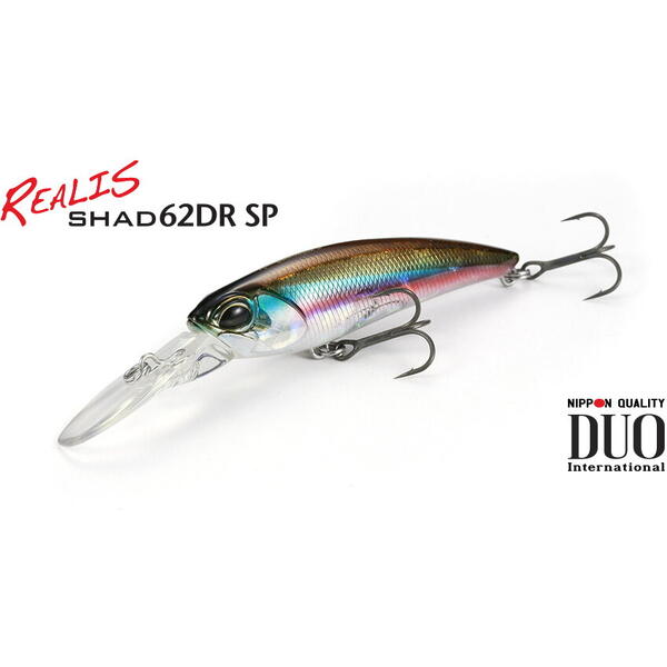 Vobler Duo Realis Shad 62DR SP 6.2cm 6g Prism Gill