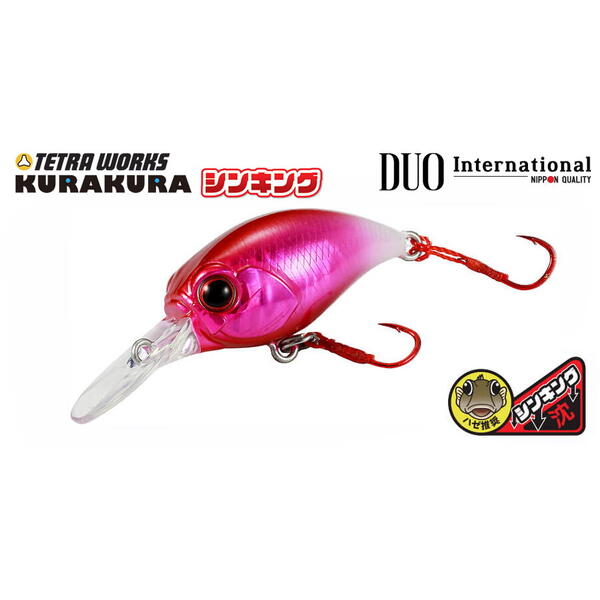 Vobler Duo Tetra Works Kurakura S 3cm 2.9g Red Worm