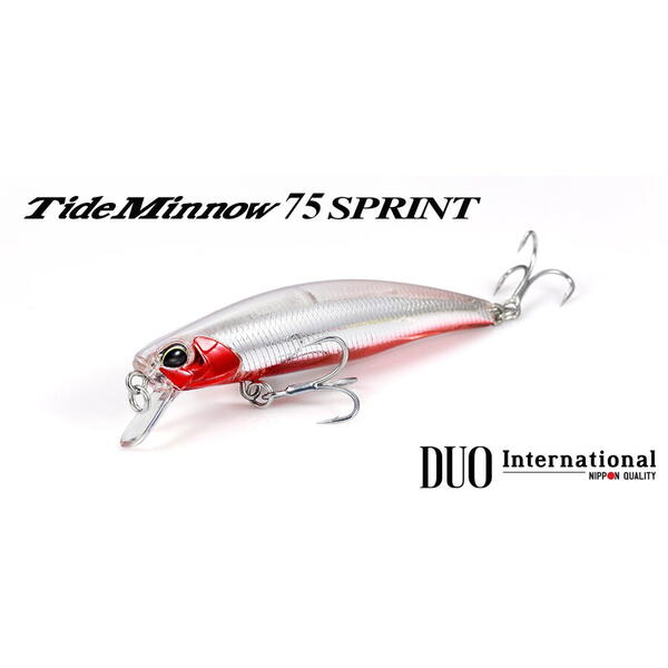 Vobler Duo Tide Minnow 75 Sprint 7.5cm 11g Mat Chart Sardine