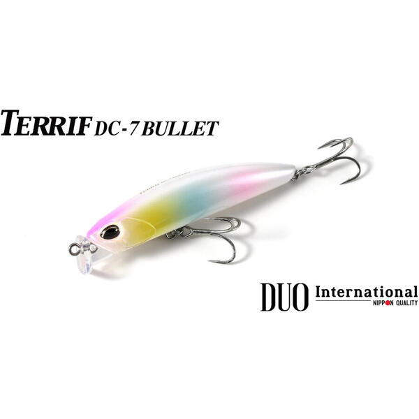 Vobler Duo Terrif DC-7 Bullet 7.5cm 10.2g Mat Mullet Pink Back