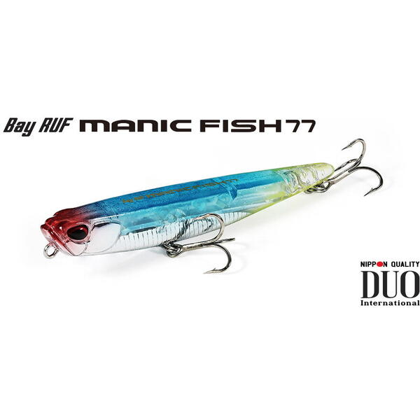 Vobler Duo Bay Ruf Manic Fish 7.7cm 9g UV Clear Spinning Sardine