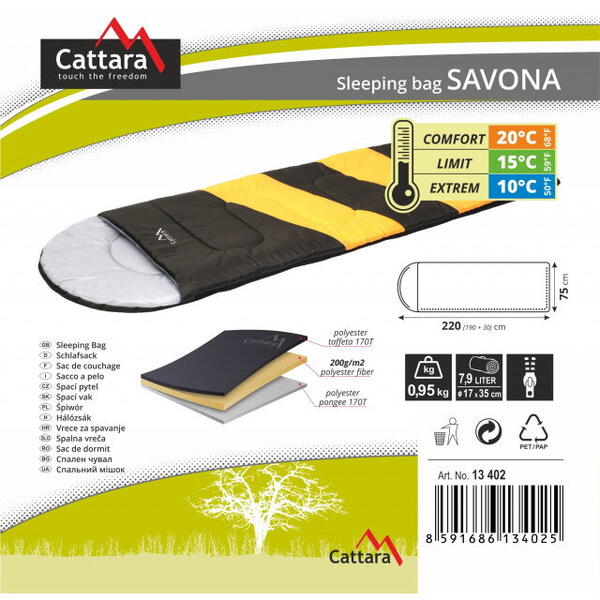 Cattara Sac De Dormit Savona 10°C