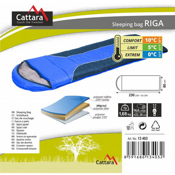 Cattara Sac De Dormit Riga 0°C