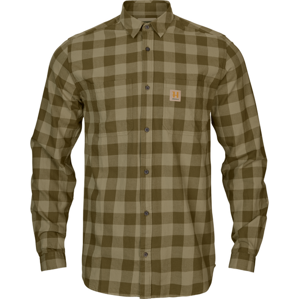 Camasa Harkila Scandinavian L/S Dark Olive Check