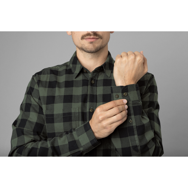 Camasa Harkila Scandinavian L/S Green Check