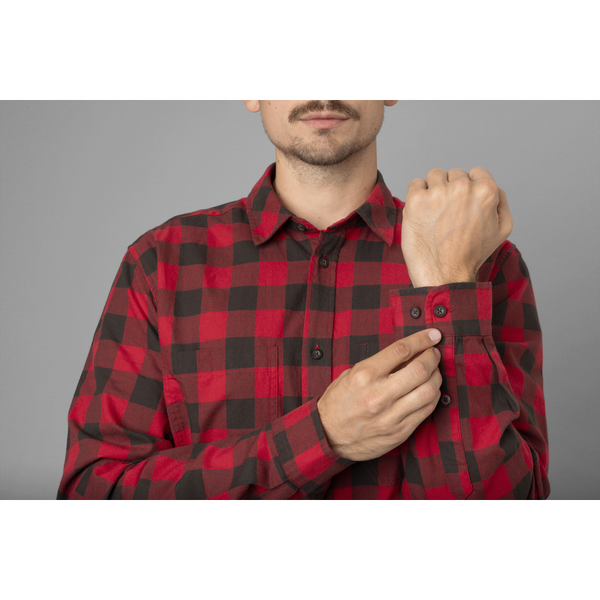 Camasa Harkila Scandinavian L/S Red Check