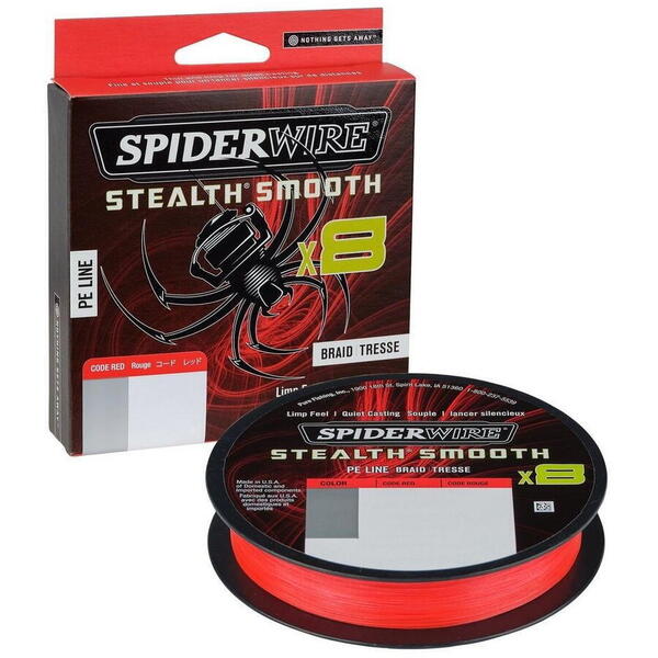 Fir Spiderwire Stealth Smooth 8 Code Red 0.05mm 5.4kg 150m