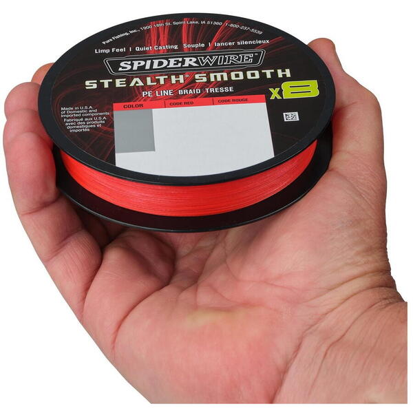 Fir Spiderwire Stealth Smooth 8 Code Red 0.05mm 5.4kg 150m