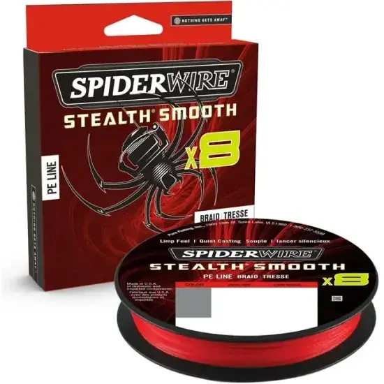 Fir Spiderwire Stealth Smooth 8 Code Red 0.11mm 10.3kg 150m