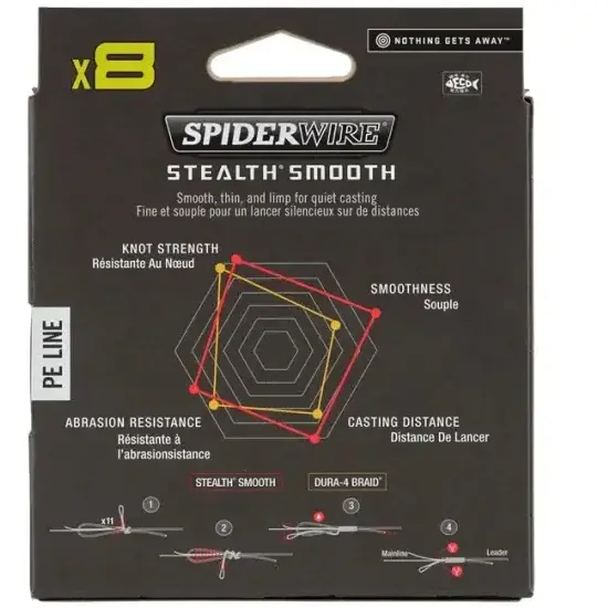 Fir Spiderwire Stealth Smooth 8 Code Red 0.13mm 12.7kg 150m