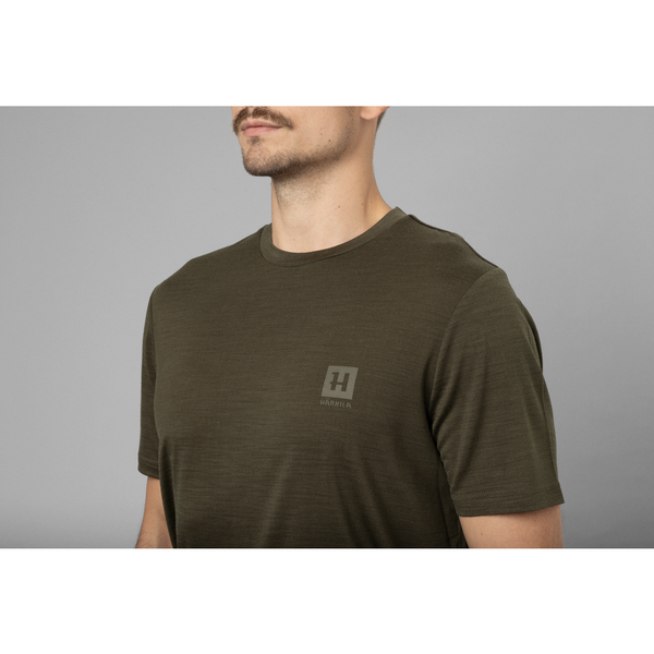 Tricou Harkila Base All Season S/S Willow Green