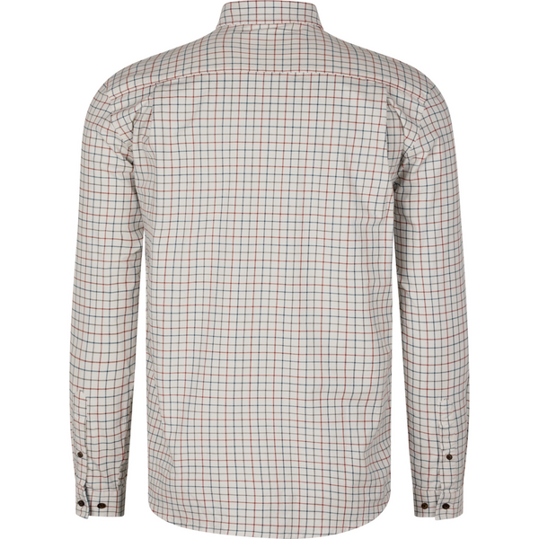 Camasa Seeland Oxford Shooting Shirt Grape Leaf/Terracotta Check