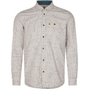 Oxford Shooting Shirt Grape Leaf/Terracotta Check