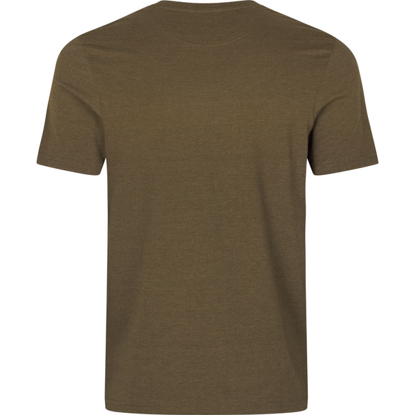 Tricou Seeland Bird Lover T-shirt Dark Olive Melange