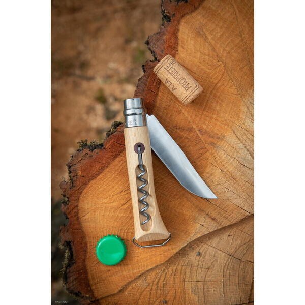 Briceag OPINEL Nr.10 Inox Lama 100mm Cu Tirbuson