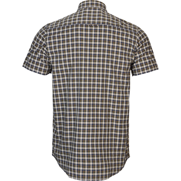 Camasa Harkila Fjell S/S Naval Blue Check