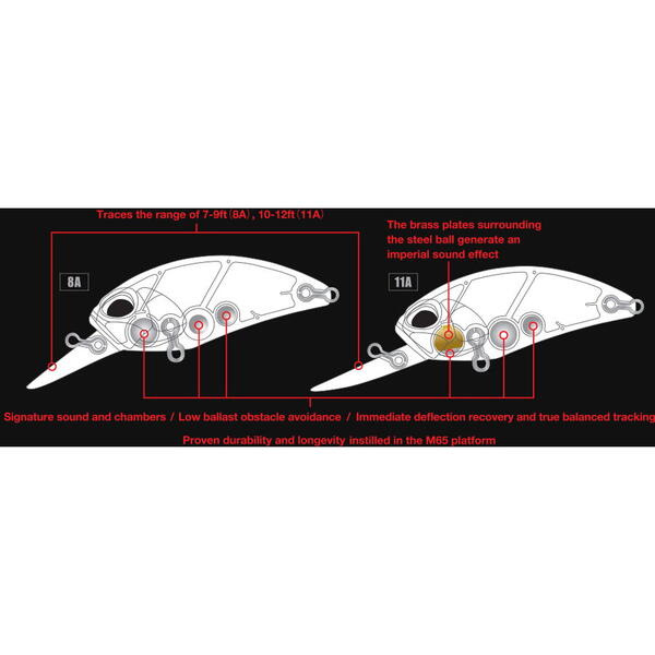 Vobler Duo Realis Crank M65 8A 6.5cm 14g CCC3014 Omnicraw