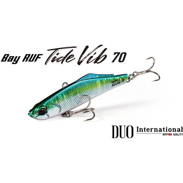 Vobler Duo Bayruf Tide VIB 70 7cm 15.5g CEA0737 Lime Head Clear Gigo