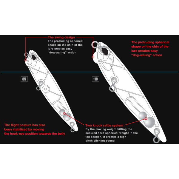 Vobler Duo Realis Pencil 85 8.5cm 9.7g ADA3081 Prism Shad