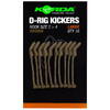 Korda D-Rig Kickers Brown 10buc marime L