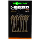 Korda D-Rig Kickers Brown 10buc marime L