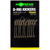 Korda D-Rig Kickers Brown 10buc marime M