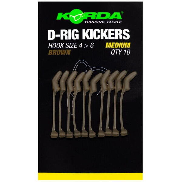 Korda D-Rig Kickers Brown 10buc marime M