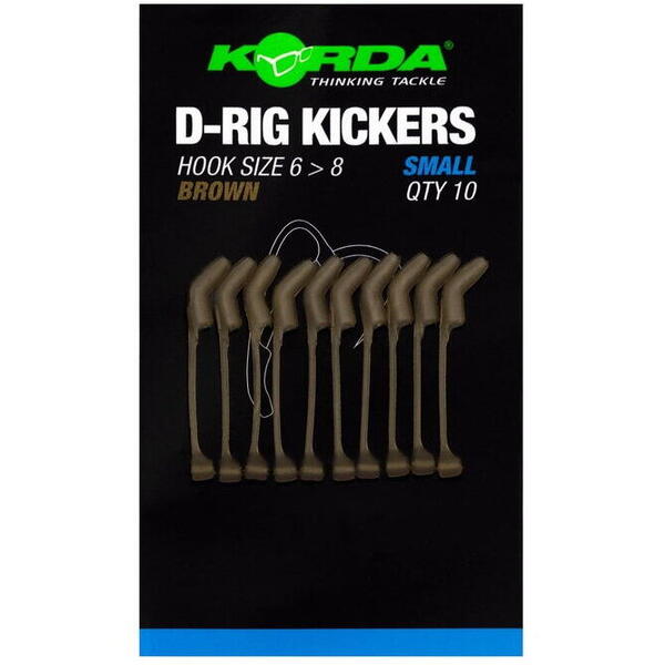 Korda D-Rig Kickers Brown 10buc marime S