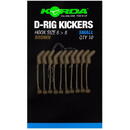 Korda D-Rig Kickers Brown 10buc marime S