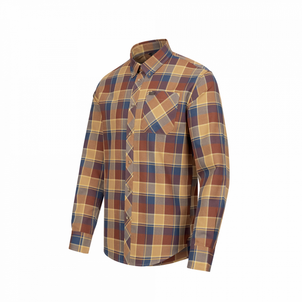 Camasa Blaser Charles Brown/Blue Marime S